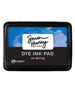 stempelinkt dye ink no diving  fris blauw  simon hurley