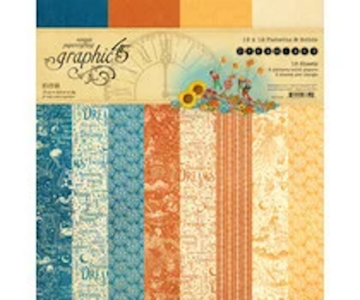 Graphic 45 Dreamland Patterns  en  Solids Paper Pad 12x12