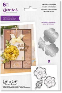 Gemini Clearstamp & Snijmal Timeless Carnations – Tijdloze anjers in 3D