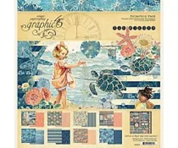 Graphic 45   - sun kissed 8x8" collection pack