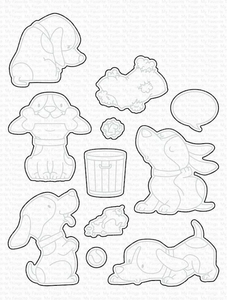 Woof Pack bundel kopen – MFT stempel + snijmal set met 10% korting