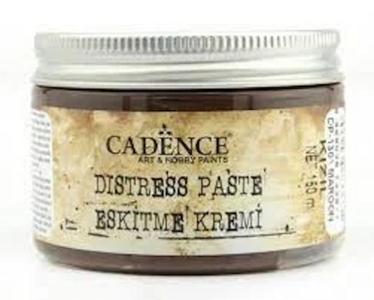 Geef je creaties een warme, verweerde ziel met Kastanjebruine Distress Paste