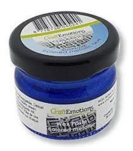  Wax Pasta Blue – diepe blauwe glans voor creatieve accenten - craft emotions