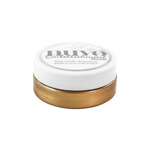 Nuvo Embellishment Mousse Cosmic Brown – Metallic Mousse voor Mixed Media en Creatieve Projecten