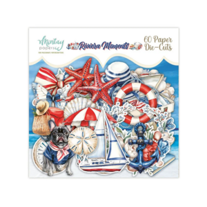 Mintay Papers Riviera Moments Die Cuts 60 stuks – Decoratieve Die Cuts voor