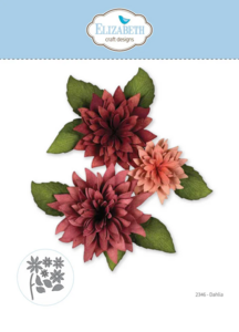 Elizabeth Craft DesignPaper Flowers Dying Dahlia – Snijmal voor Elegante Dahlia's