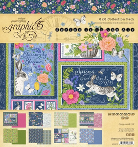 Graphic 45 -  8x8" paper pad - spring is in the air