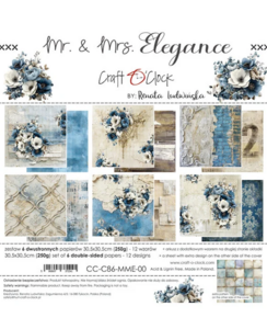 Craft O’Clock Mr. & Mrs. Elegance 12x12 inch Designblock