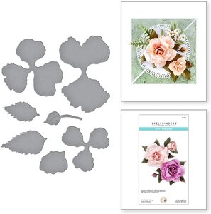 Maak levensechte papieren rozen met Spellbinders Floribunda Rose S5-507