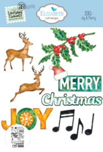 Elizabeth Craft Designs Jolly and Merry 2081 – veelzijdige kerst snijmallenset