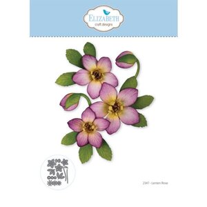 Elizabeth Craft Designs Lenten Rose 2347 – maak een prachtige 3D-bloem met levensechte nerven
