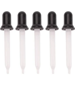 Vaessen Creative Plastic Droppers 7005-008 – 5 pipetten voor Ecoline en aquarelverf