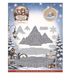 Berrie's Beauties Whimsical Christmas Snowy Peak Snijmallen