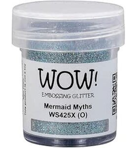 WOW! Mermaid Myth WS425X Embossingpoeder – blauw met zwarte glitters