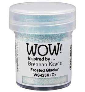 WOW! Frosted Glacier WS423X Embossingpoeder – ijzige blauw-grijs-witte glans