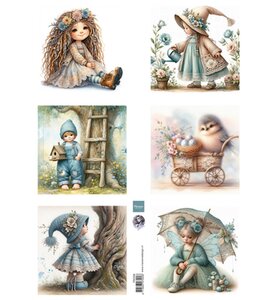 Dreamy Spring by Fairybells knipvellen – voor kaarten & decoupage