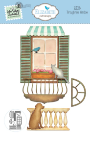 Elizabeth Craft Designs Through the Window Snijmallen 2302