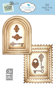Elizabeth Craft Designs Postage Arches & Keys Snijmallen 2303