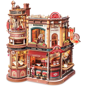 ROKR Dream Coffee Factory EAB02 – Houten Bouwpakket Robotime