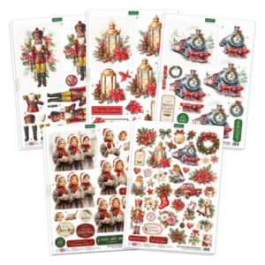 Katy Sue Nostalgic Christmas 3D Die Cut Decoupage – 10 vellen – 11-DCDNCH10