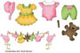 Cottage Cutz snijmal Fancy Baby Girl Clothes_