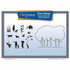 Clarity Stamp Grove Trees Outline Stempelset + Mask_