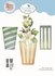Elizabeth Craft Designs 3D Modern Vases 2248 – maak vazen die écht naar voren komen_